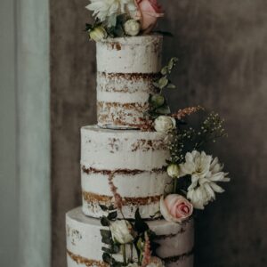 Naked Three-tier Cake $250